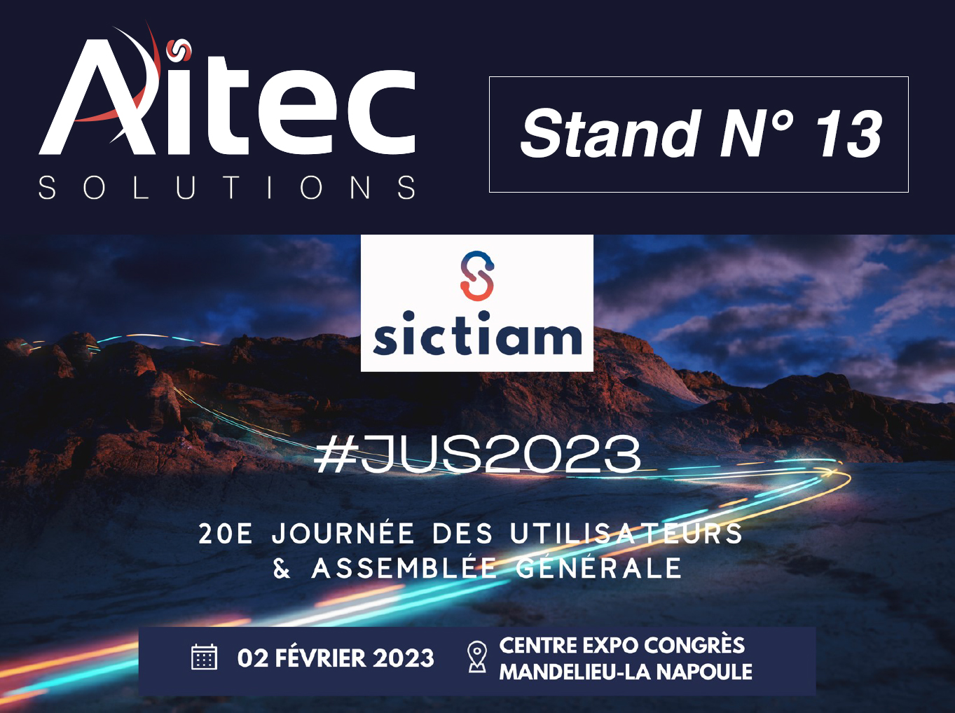 Salon SICTIAM 2023 Mandelieu Aitec